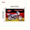Retro Tin Motorcycle Wall Art for Cafe Bar Garage Decor