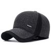 Winter New Ear Protector Cotton Hat Men's Cold and Warm Baseball Cap Dad Old Man Thickened Cap