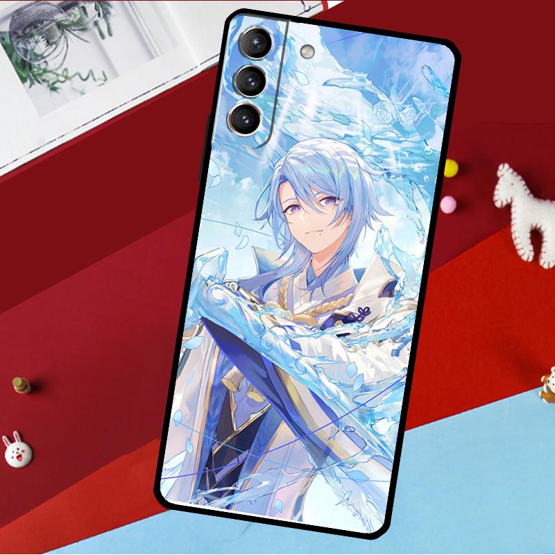 Genshin Impact Kamisato Ayato Funda For Samsung Galaxy S26 S25 S24 S21 S22 S23 Ultra S10 Plus S20 FE S25 FE Phone Case