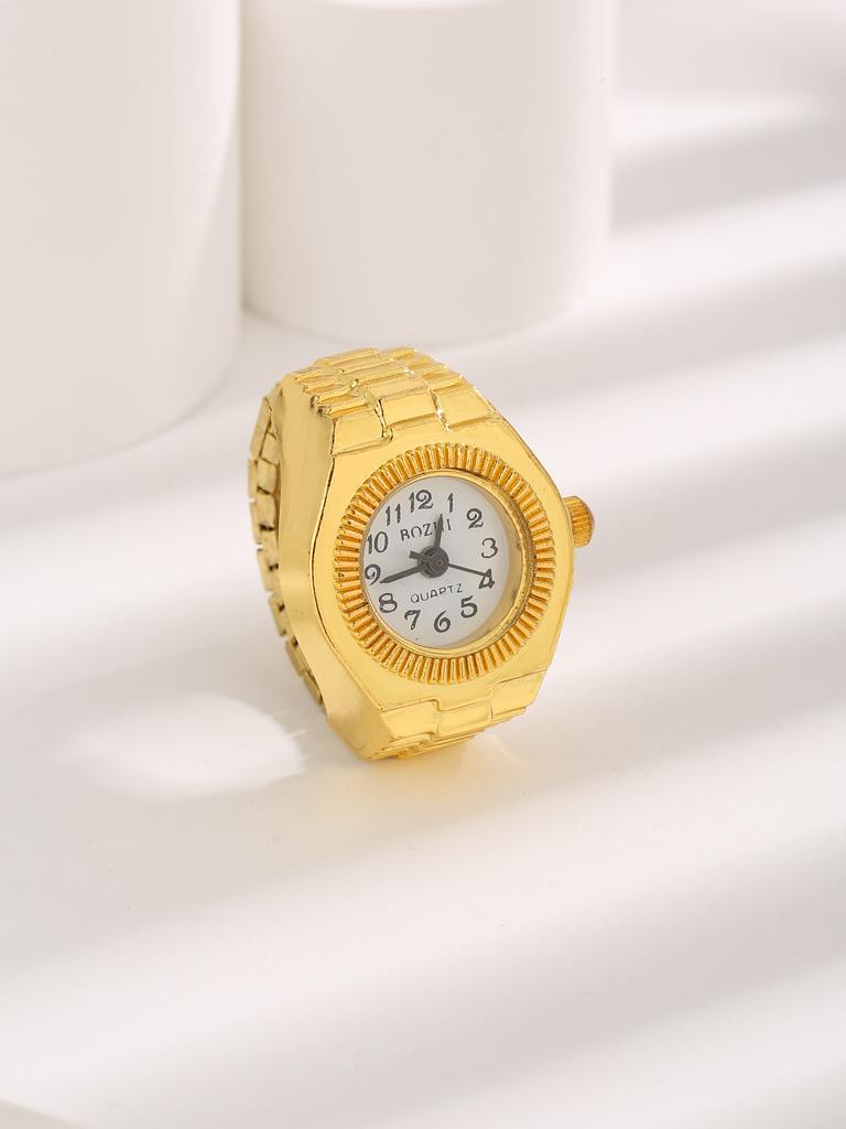 Mini Vintage Anello Orologio Rotondo Creativo Quarzo Orologi Moda Coppia Orologi Accessori