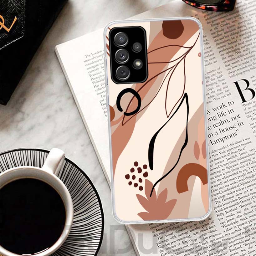 Abstract Women Face Line Cover For Samsung Galaxy A51 A50 A71 A70 Phone Case A21S A31 A41 A10 A20E A30 A40 A01 A11 A6 A7 A8 A9 C