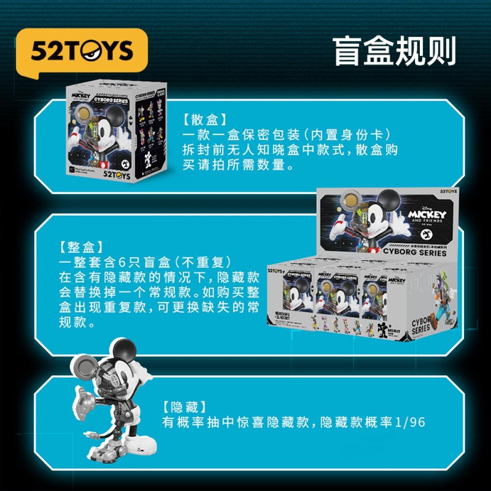 Disney Blindbox Mickey And Friends   Cyborg Series  1box  6pcs 