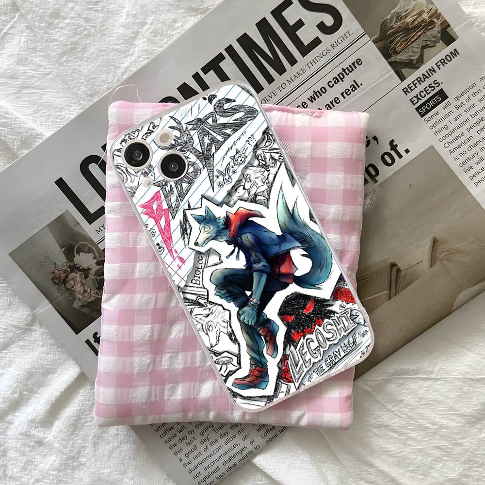 

Comics B-Beastars Cool Phone Case For iPhone 17 16 15 14 13 11 12 Pro Max 16 Plus Transparent iPhone 12 pro