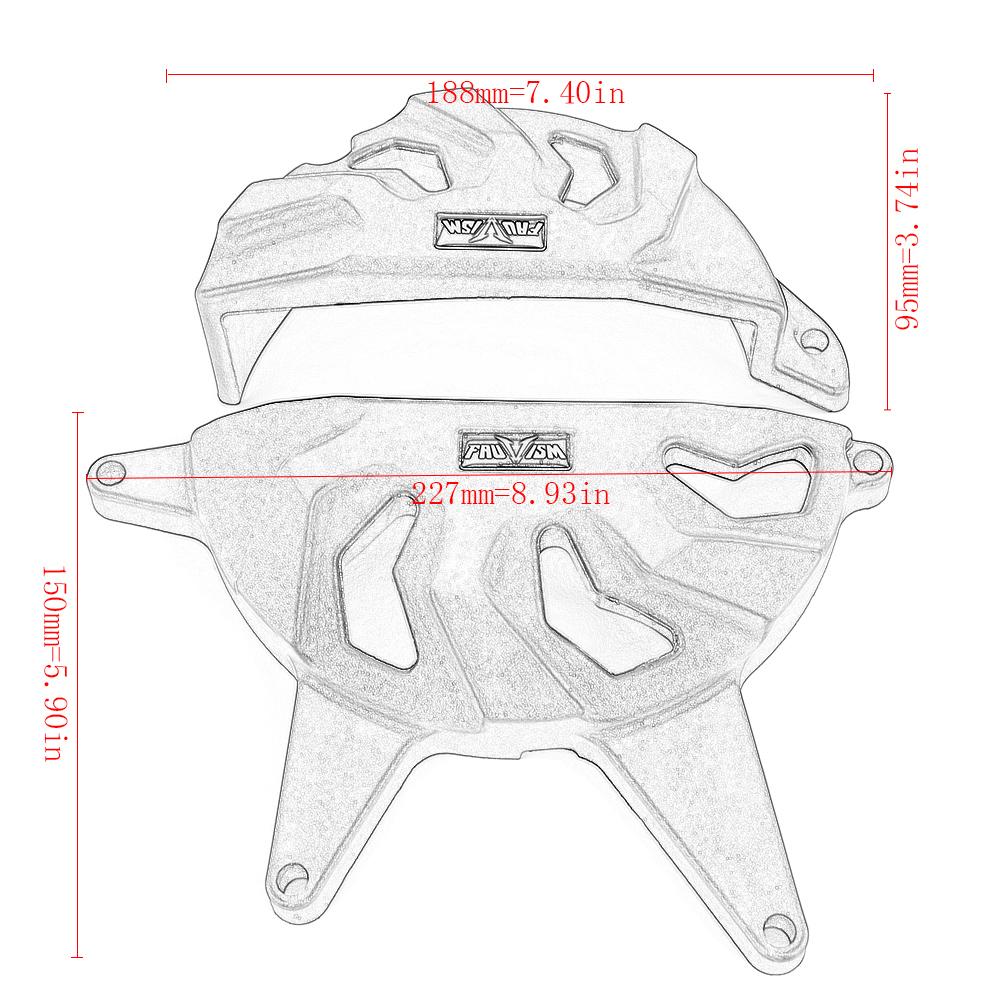 Motorcycles Engine Cover Protection Case Guard for CFMOTO 650NK 650TR All Year