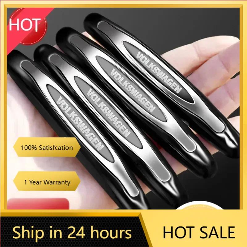 New New 4PCS Car Door Anti-collision Bumper Strip Guards Side Protector for Volkswagen GOLF 5 Tiguan Polo Golf 6 Golf 7 Jet