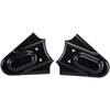 Black Rear Axle Phantom Swingarm Covers for Harley Softail Heritage Springer Night Train Standard Custom 1986-2007