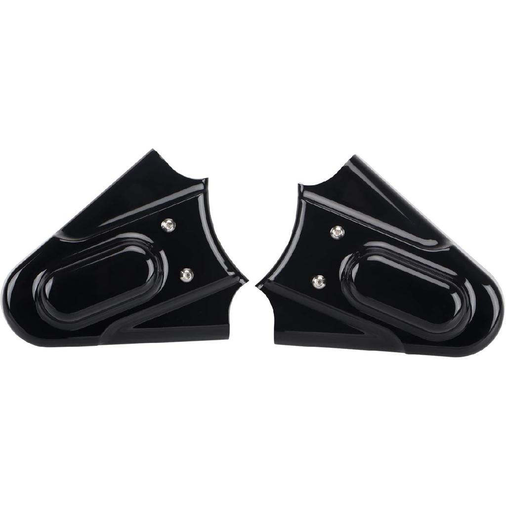 Black Rear Axle Phantom Swingarm Covers for Harley Softail Heritage Springer Night Train Standard Custom 1986-2007
