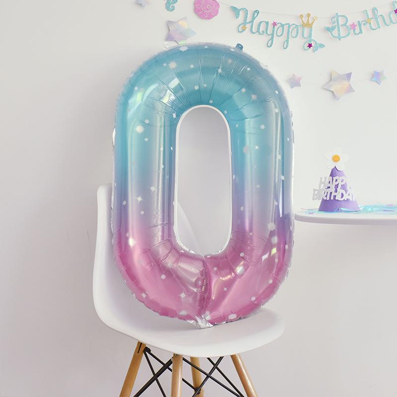 Korean-Style Macaron Color Bow Balloons for Baby Birthday Party Decor