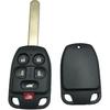Key Case Replacement Key Fob Cover fit for 2011 2012 2013 Honda Odyssey Keyless Entry Remote Key Fob Shell (N5F-A04TAA) (2PCS)