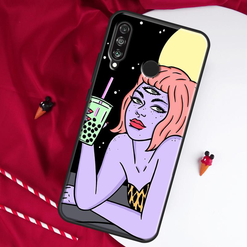 Hippie Grunge Art For Huawei Nova 10 SE 9 5T 12s 12i 11i Y91 Y90 Y60 Y70 Y72 Y61 P20 P30 P40 Lite P60 Pro Case