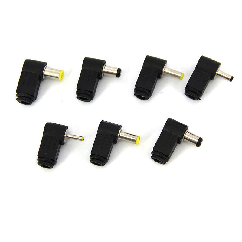 5pcs DC Male Power Plug Jack 3.5x1.35mm 4.0x1.7 4.8mm 5.5mm*2.1mm 2.5x0.7mm 2.5mm right angel connector cable Socket 2.5*0.7 solder