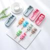 Ice Cream Mold with 20 Sticks Quick Release Silica Gel Bear Rabbit Shaped Popsicle Mold for Summer