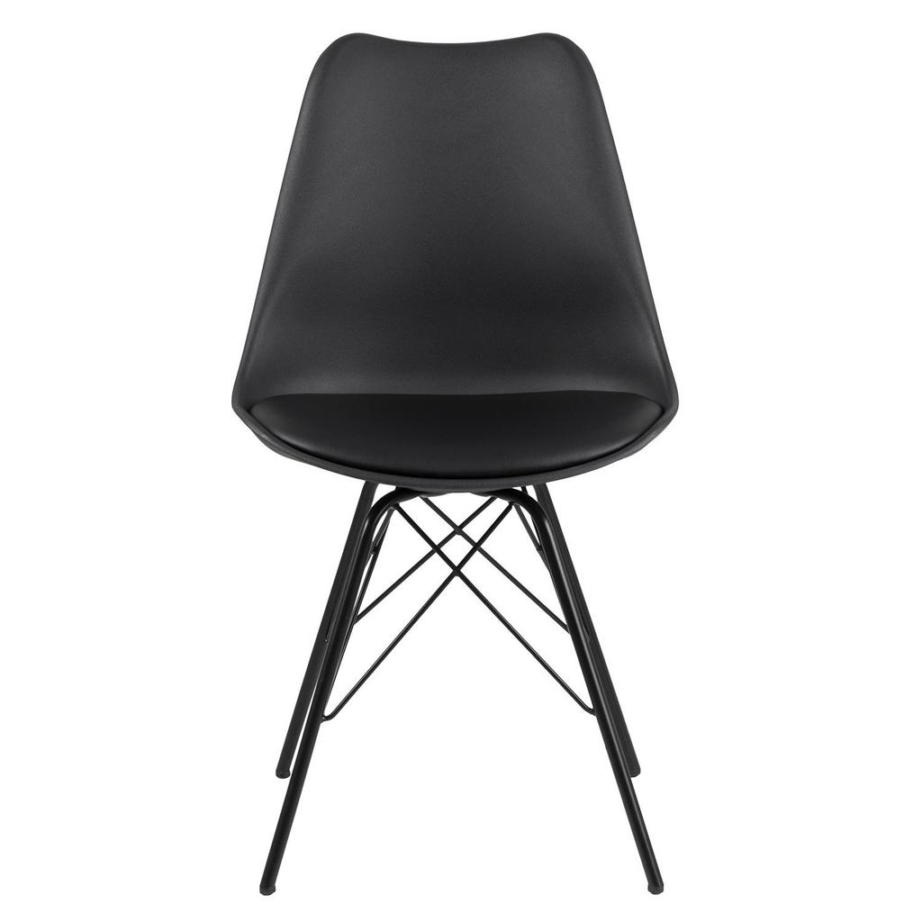 MODERNER STUHL für Küche/Esszimmer Eris schwarz