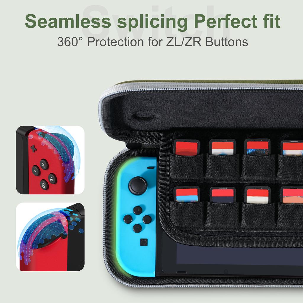 Storage Bag For NS2/OLED/Lite Hard Protective Carry Case Anti-Scratch Portable Travel Organiser Shockproof Console Storage Box