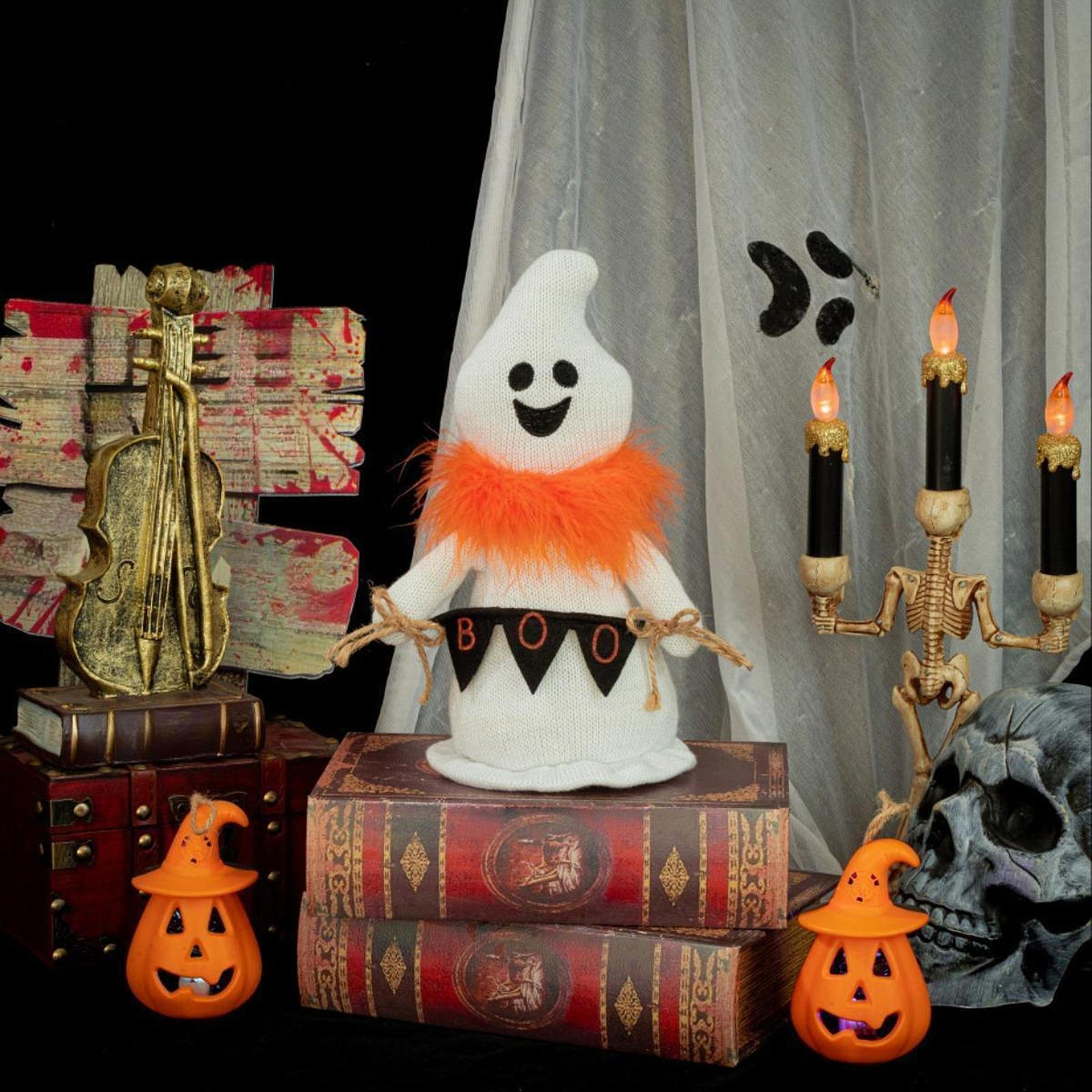 

Doll Toy Halloween Decoration Cartoon Craft Sculpture DIY Tired Tray Decor Figurine for Holiday помаранчевий
