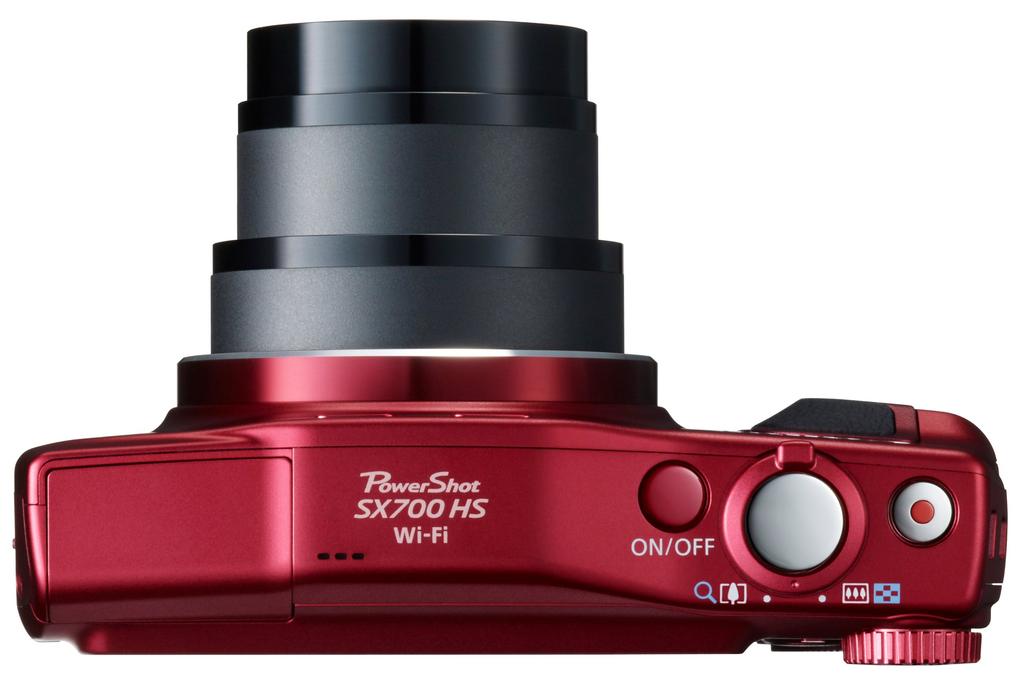 Canon PowerShot SX700 HS Digitalkamera mit 30-fachem optischem Zoom, Rot, PSSX700HS(BETREFFEND)