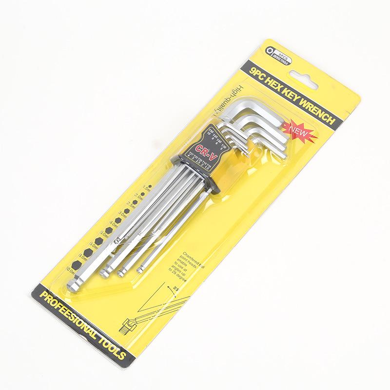 Allen Wrench L-Shaped Torx Hexagon Set - Extended Ball Head Tool
