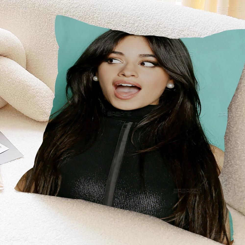 Singer C-camila C-cabello Cushion Cover Pillowcase Upholstery Sofa Throw Pillow Home Decor Pillowcas