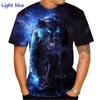 New Hot Sale Panther 3D Print T-Shirts Men Women Fashion Casual Short Sleeve T Shirt Oversized Harajuku Tees Tops Kids Clothing