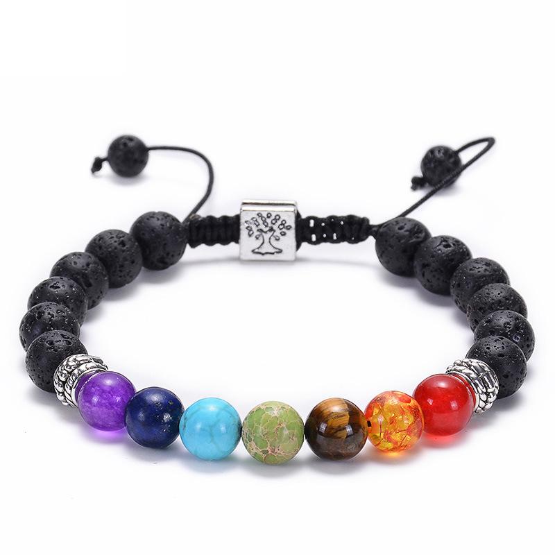 

JYL TS Bracelet Men s Letter Natural Beads Attracts Confidence & Authority frosted шартрёз
