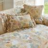 Pastoral Style Cotton Couch Pad New Sofa Cover Skirt Sofa Protective Cloth With All Season Universal One-Piece Anti Slip Durable