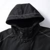 Dibenze Men's Plus Size Fleece Lined Hooded Winter Jacket
