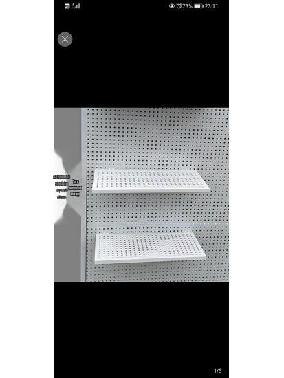 Stainless Steel Pegboard Wall Rack for Phone Accessories, Jewelry, and Tools