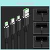 Premium 3 In 1 Multifunction Fast Charging Cable With Nylon Weave For Universal Devices