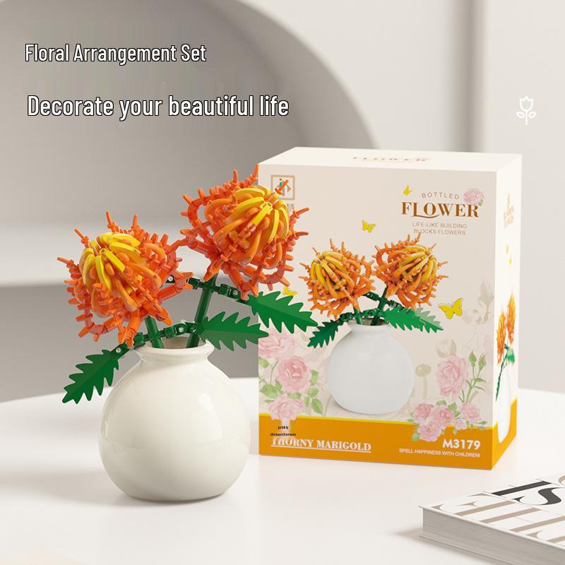 Micro Blocuri de Construcție Diamant: Modele de flori Crin, Trandafir și Lalea