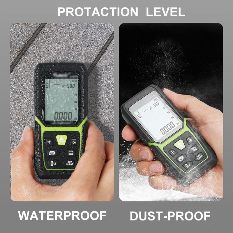 Portable Laser Distance Meter High Precision Laser Rangefinder Laser Tape Ranges Finder Diastimeter Measurer 3.7V 50m 100m 150m