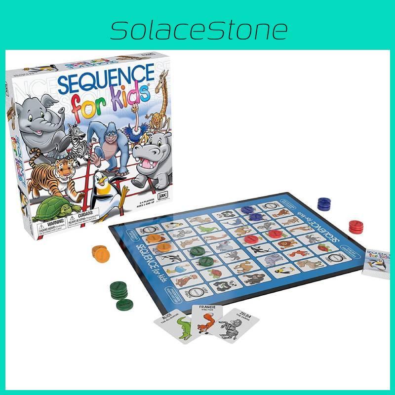 Fun And Engaging Sequence Game Classic Board Game For Family And Friends Gatherings