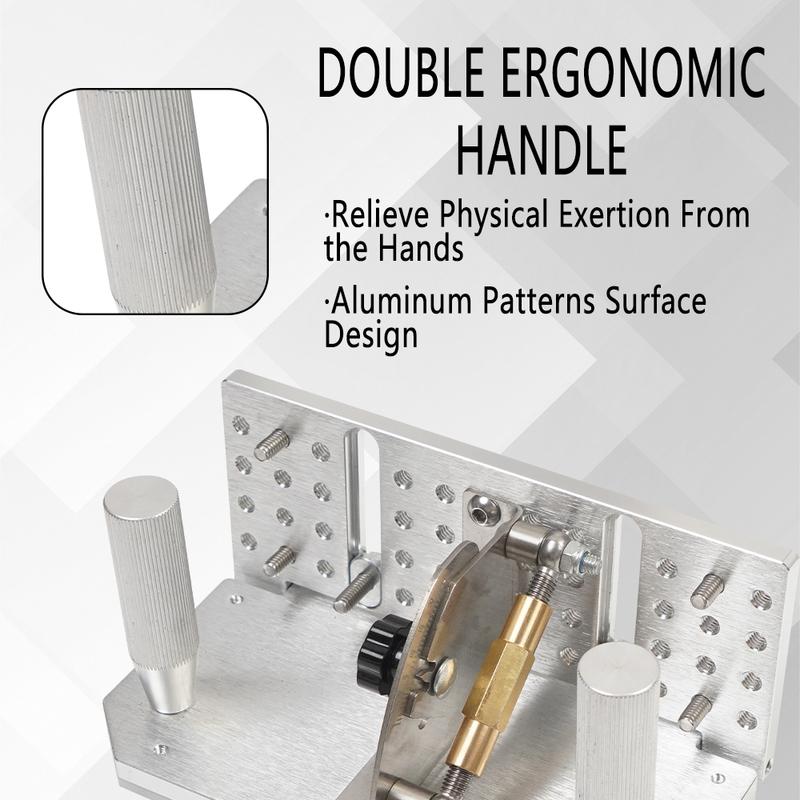 Belt Grinder Knife Jig,Belt Knife Sharpener Jig with Dual Press Plates for Belt Sander Machine Knife Making Angle Grind Guide