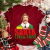 Elf Movie 90s Christmas Retro Unisex Adult Cotton Tshirts OMG Santa I Know Him Print Funny Festival Graphic Oneck Printed Tops