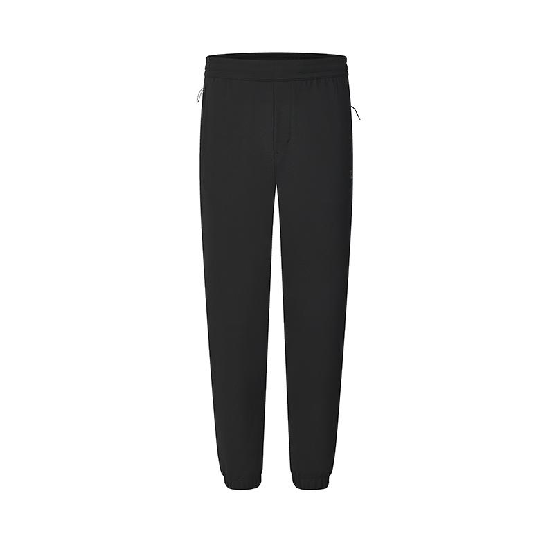 New FILA Knitted Sweatpants Men's Pitch Black A11M441605FBK