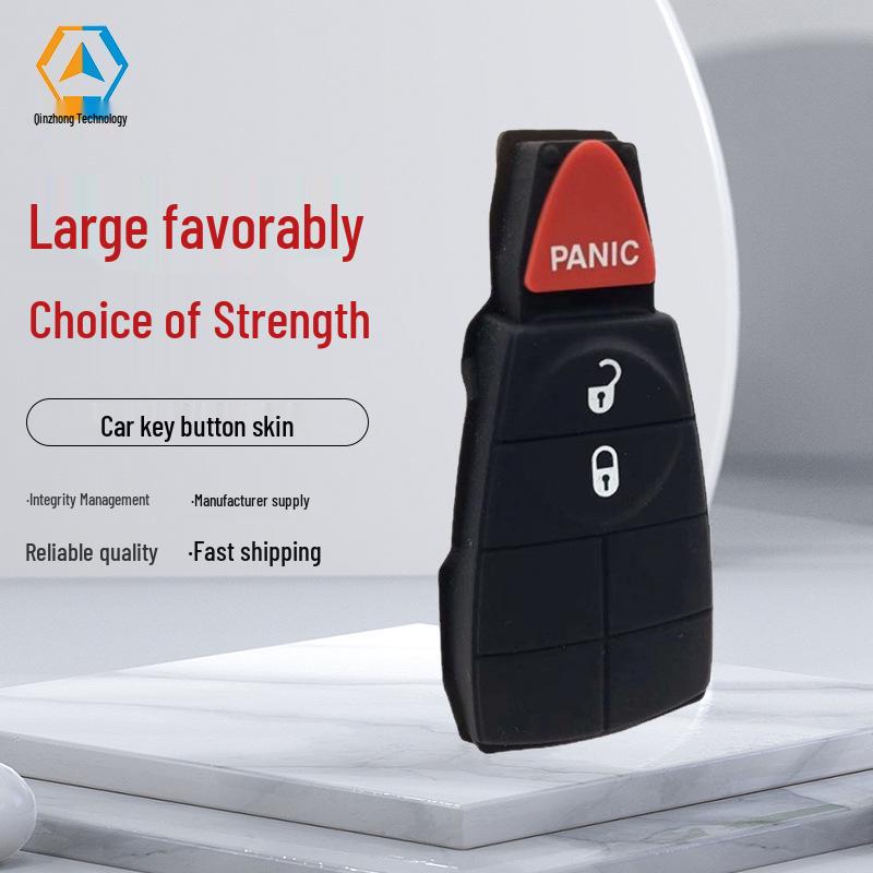 

Silicone Key Button Skin for New Chrysler 2+1 Button
