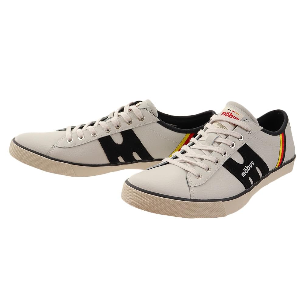 

Mauves ESSEN Unisex Leather Sneakers (Size 44, White/Black)