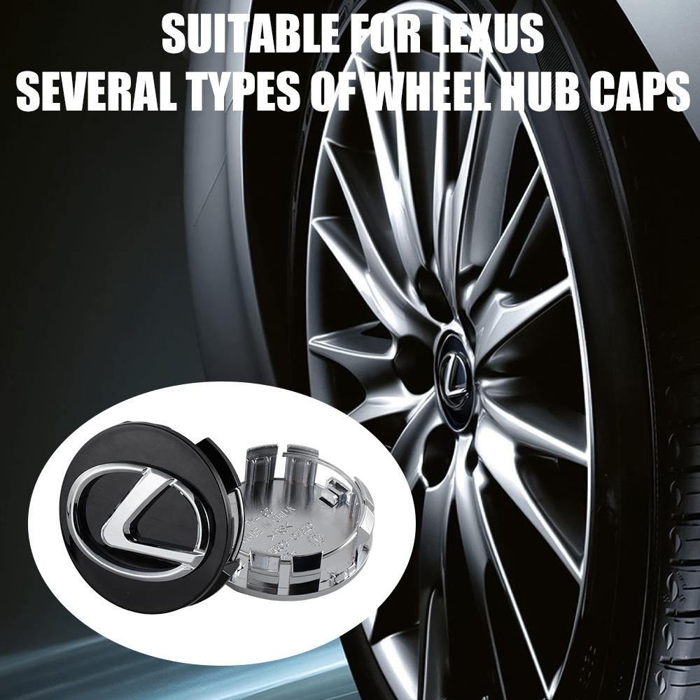 4 szt. 62 mm Nakładki na środek piasty koła samochodowego Naklejki Emblemat Pokrywa Do Lexus FSPORT GS GX IS LS LX CT LC RC LBX NX RX 350h 450h ES UX 300e