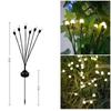 Solar-Powered Waterproof Firefly Swaying LED Pathway Lights - Outdoor Garden Landscape Lighting for Patio Wedding Party Decor