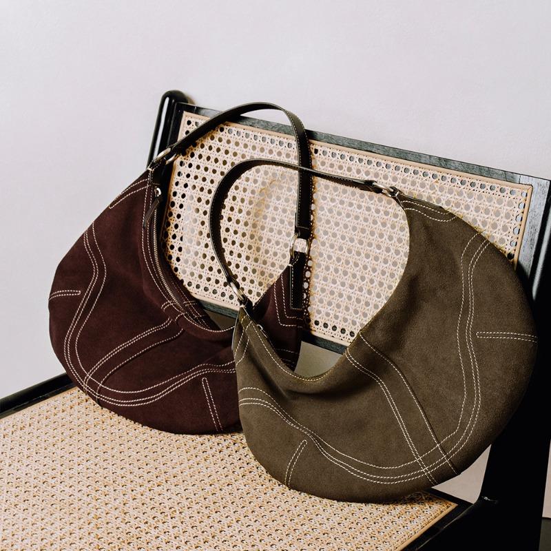 Crossbody Dumpling Bag High-end Women's Bag Cowhide Bag Fashionable and Versatile Women's Single-shoulder Bag