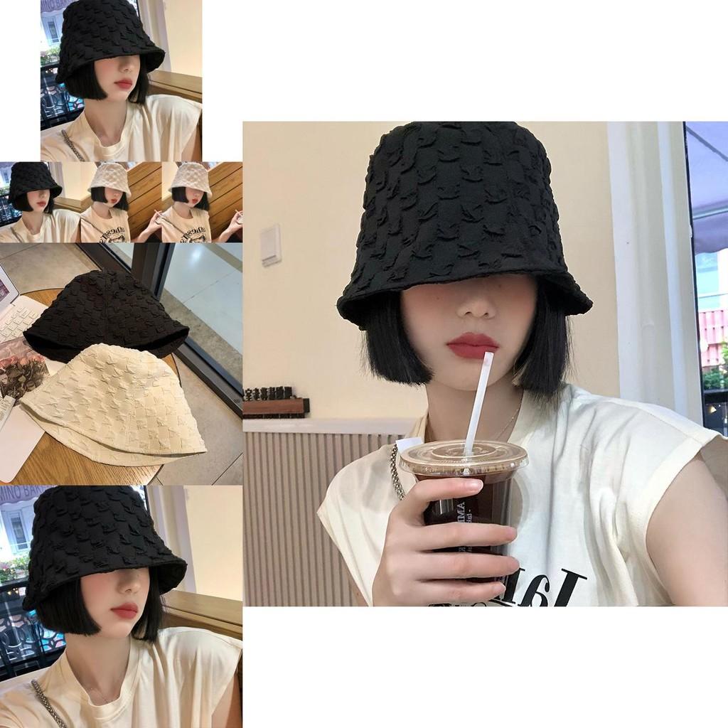 Elegant Uv Protection Fisherman Hat Womens Large Head Summer Vacation Hat