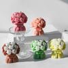 3D Rosenstrauß Kerzenform Silikonform zum Basteln von Aromatherapiekerzen Valentinstagsgeschenk Bastelbedarf