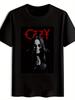 Black Graphic T-shirt - Ozzy Osbourne Portrait Design