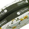LeSportsac Square Cosmetic Pouch 6701 CROSS [LeSportsac] (DAISY ECRU) [Used]