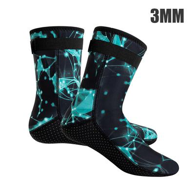 yAlisi 3mm Starry Pattern Swimming Snorkeling Socks Unisex Winter Warm Anti-Slip Sport Scuba Socks Water Booties for Snorkeling