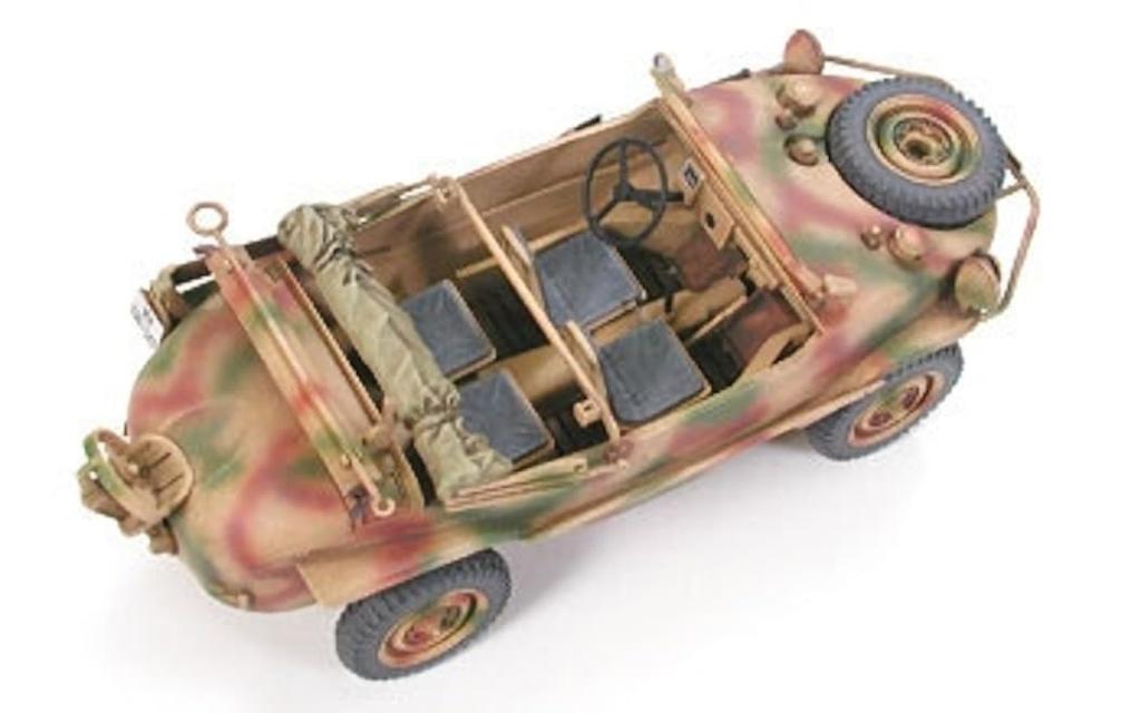Tamiya Military Miniature Series 06 German Army Schwimmwagen Type 166 Plastic Model Kit 32506 1/48 No. Pkw.K2s