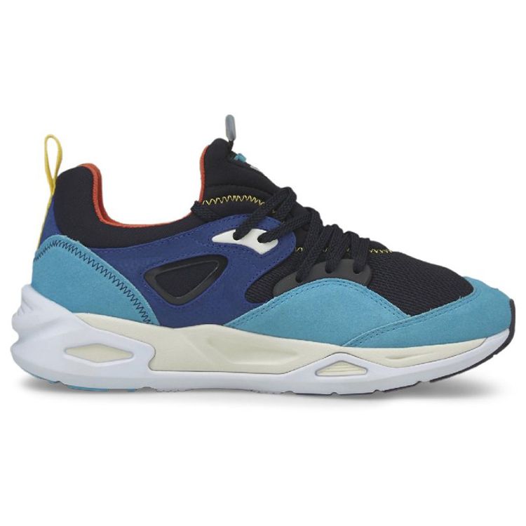 Puma Trc Blaze The Triangle Fabric Color Block Casual Low Top Sneakers Unisex Sneakers Island-Blue 383104-06