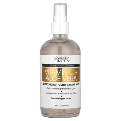 Vitamina C + acido ferulico, antiossidante Glow Facial Mist, 8 fl oz (237 ml)