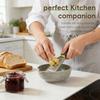 Multipurpose Resin Herb Peeler And Grater Bowl For Home Cooking Safe Handling Garlic Grater Plate