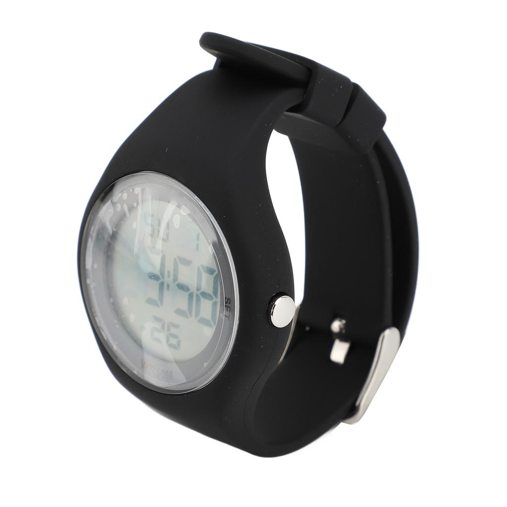 Kids Digital Watch Water Resistant Alarm Stopwatch EL Backlight Pedometer Calendar Soft Band Kids Sports Chronograph