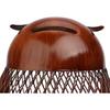 Tooarts Owl Shaped Metal Coin Bank Box Handwork Crafting Art